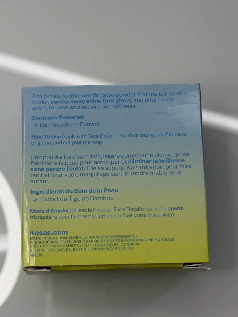 Kosas Cloud Set Translucent Powder Sway